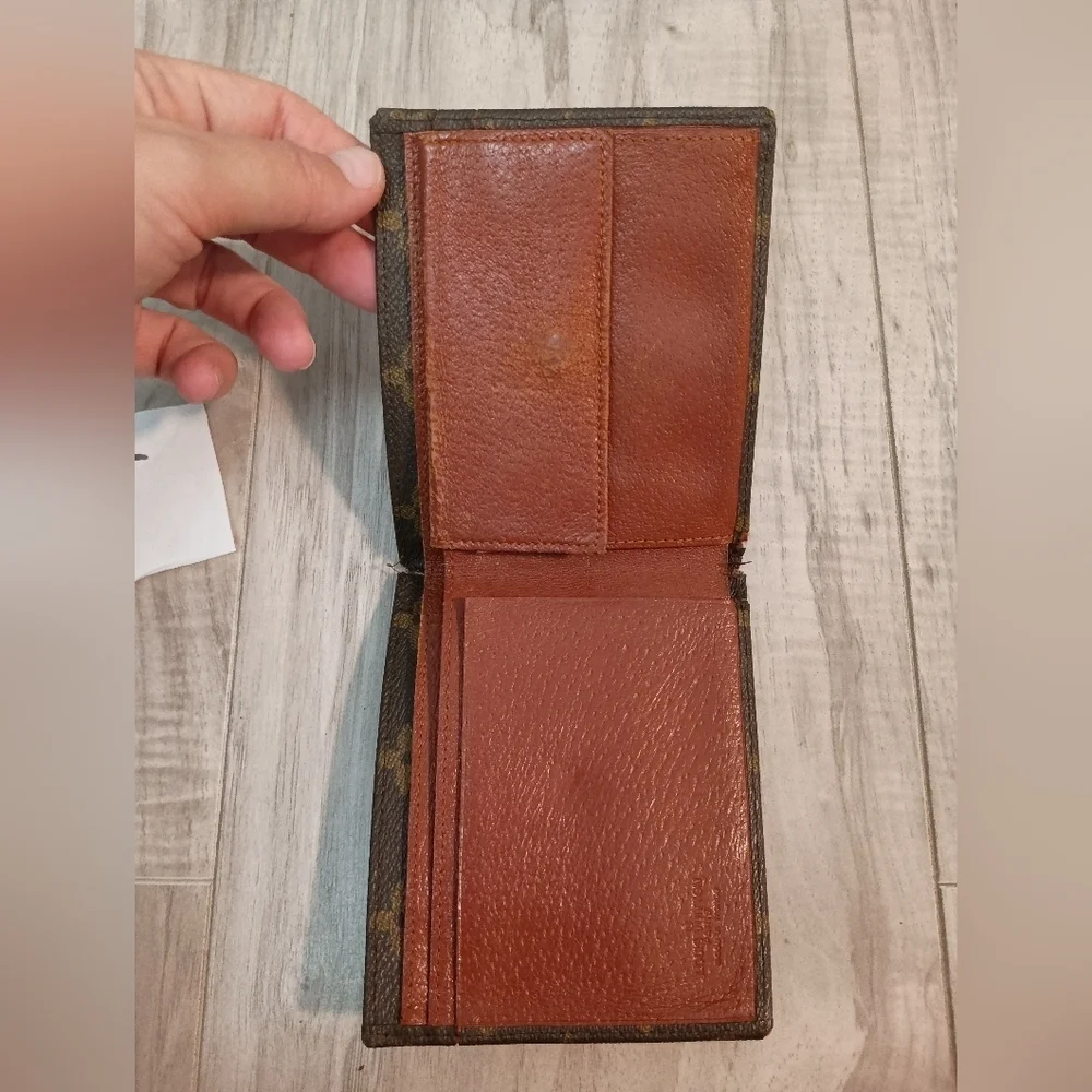 Louis Vuitton Monogram Billfold Wallet Card Slots/Coin Pouch/l